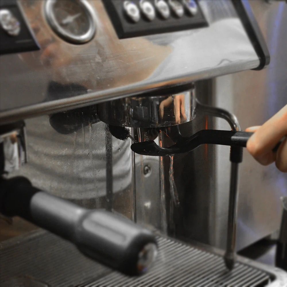 coffee machine group head clean brush