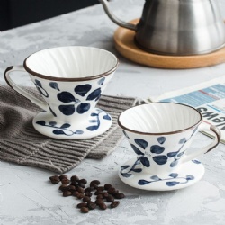 V60 Creamic flower coffee  filter