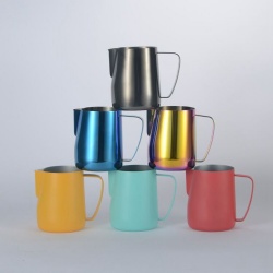 color espresso milk jug